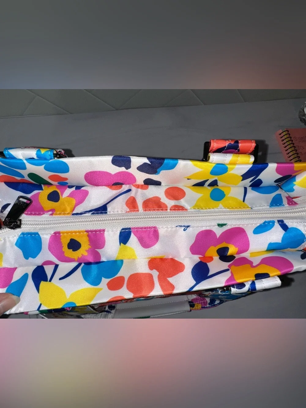 Lug Dilly Dally Convertible Tote Bag Wildflower Brights NEW